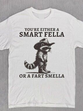 Smart Fella Raccoon 90s T-Shirt